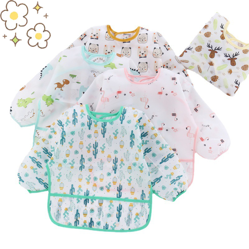 Baby Silicone Cartoon Bib 0-6  - Waterproof Baby Bibs Silicone recension och pris