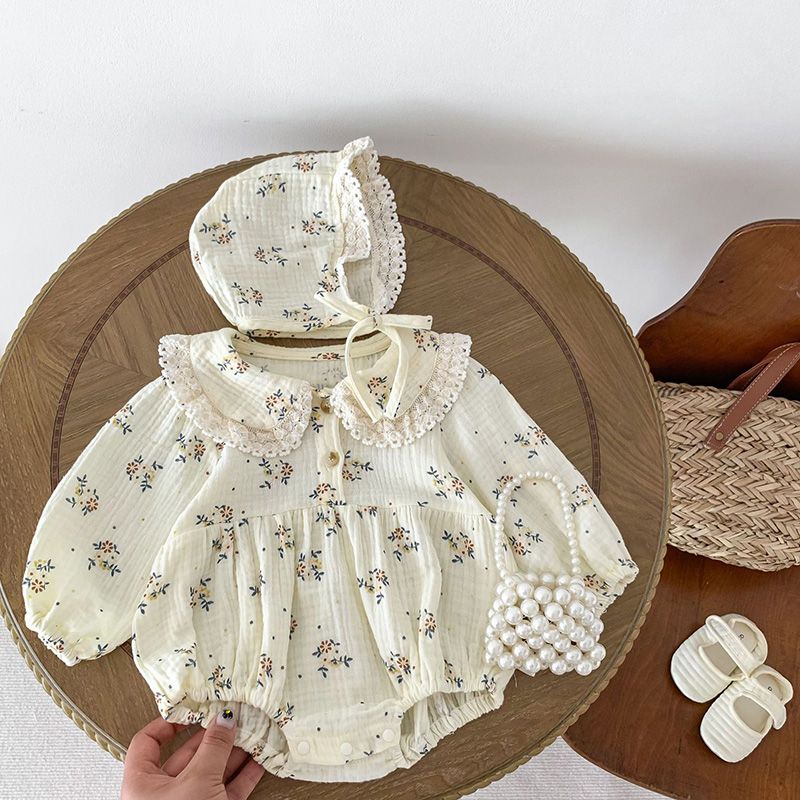 2025 Spring Newborn Infant Bab - Newborn Baby Girl Romper Floral recension och pris