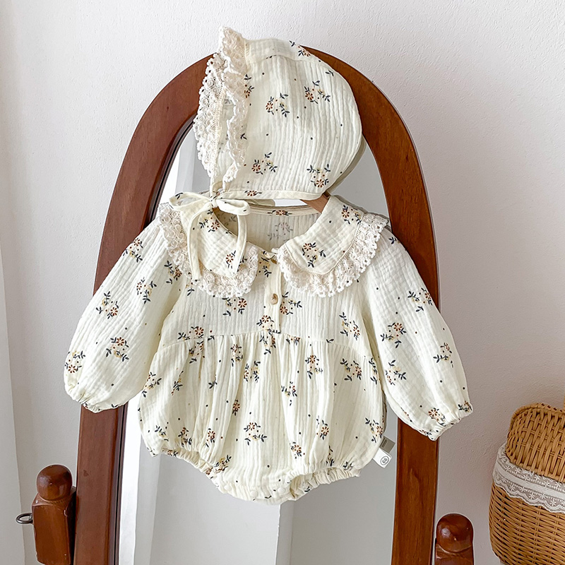 2025 Spring Newborn Infant Bab - Newborn Baby Girl Romper Floral recension och pris