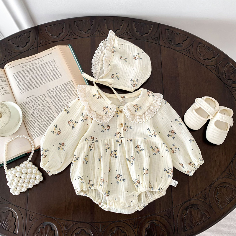 2025 Spring Newborn Infant Bab - Newborn Baby Girl Romper Floral recension och pris