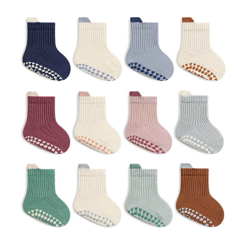 3 Pairs Kids Cotton Socks Boys - Unisex Baby Socks Non Slip recension och pris