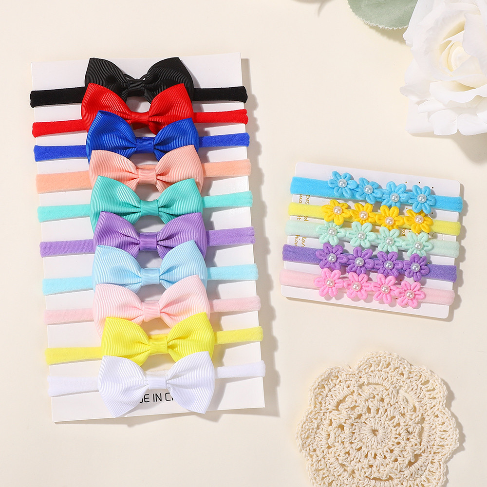 15Pcs Ribbon Bowknot Elastic H - Baby Gear recension och pris