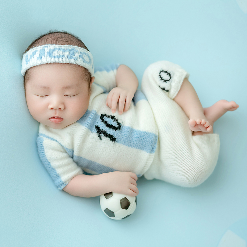Football Baby Theme Newborn Ph - Infant Photography Props Outfit recension och pris