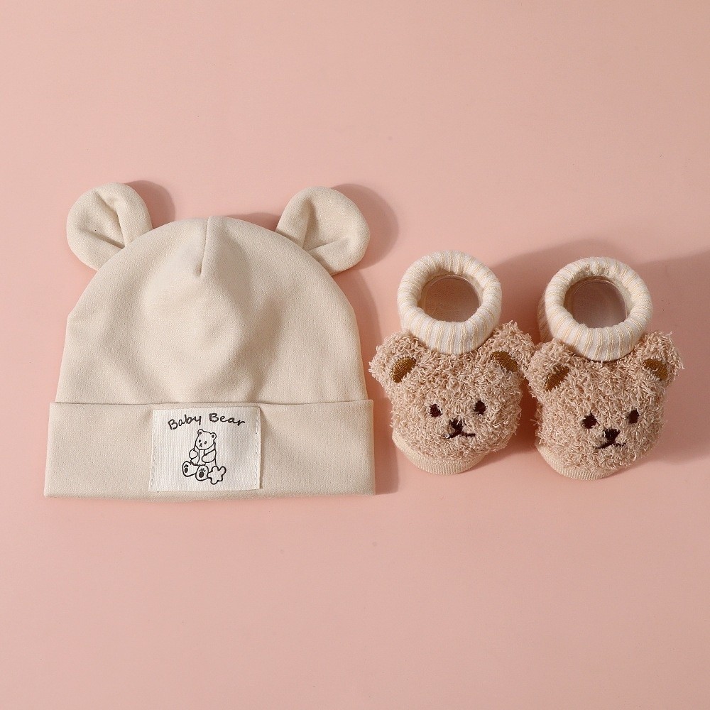2Pcs/Set Cute Cotton Baby Hat  - Infant Beanie Hat With Ears recension och pris