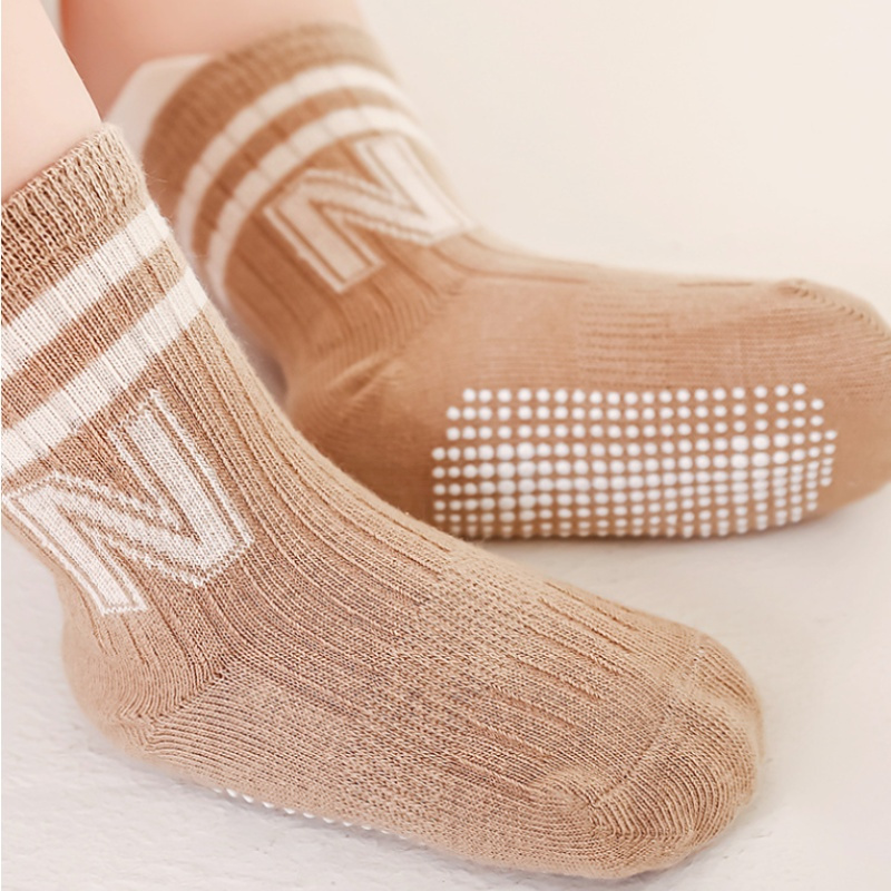 3Pairs/lot Children's Cotton L - Unisex Baby Socks Non Slip recension och pris