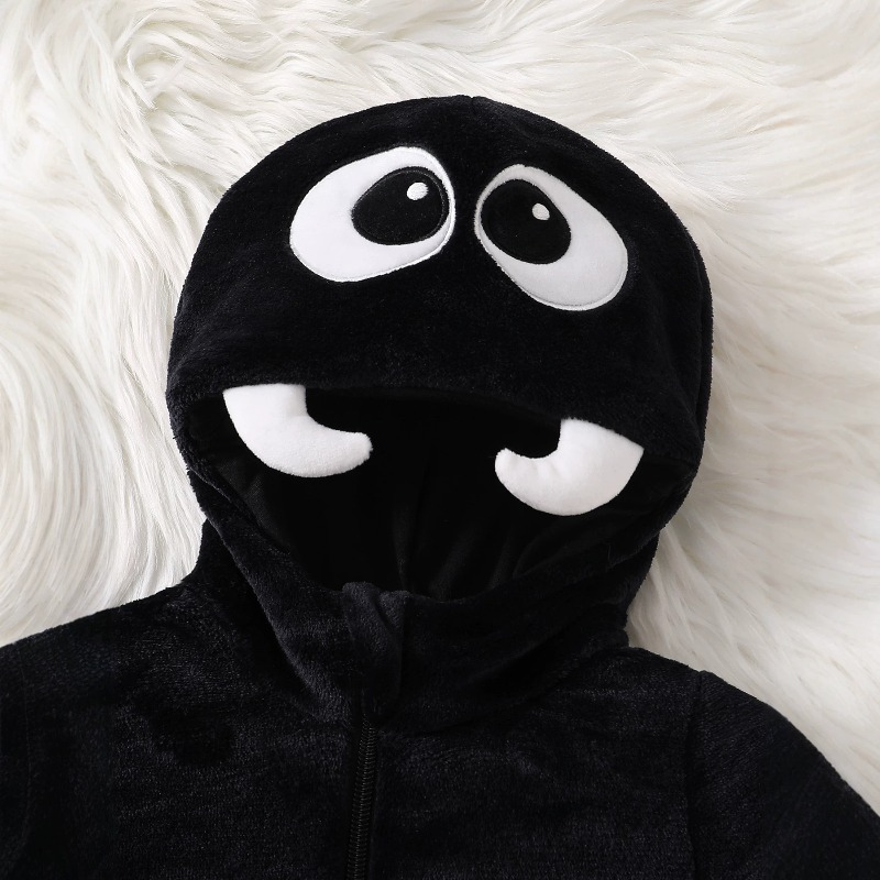 Newborn Baby Black Spider Romp - Cotton Baby Onesies Zipper recension och pris