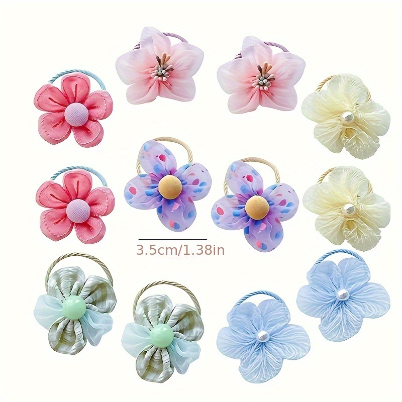 10Pcs Children's Mesh Flower H - Baby Gear recension och pris